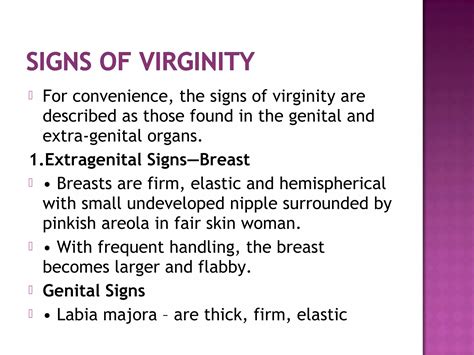 Virginity, sexual offenses and | PPT