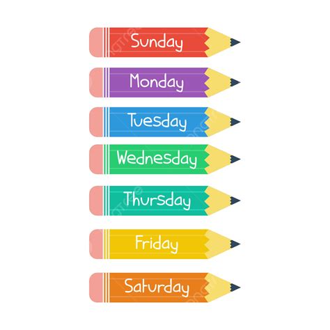 Days Of The Week Png PNG, Vector, PSD, and Clipart With Transparent ...