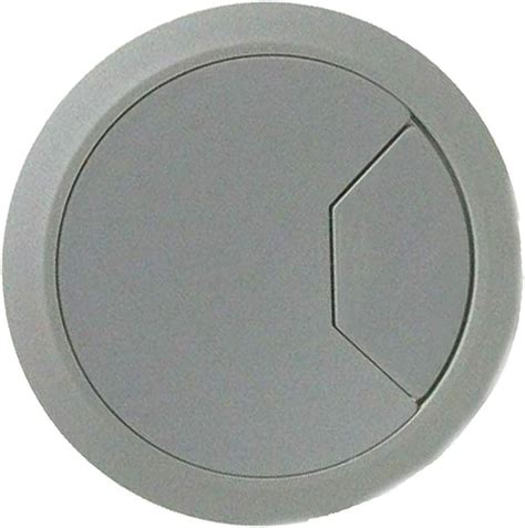 Magic Hub Round Plastic Desk Grommet - Grey Cable Hole Cover India | Ubuy