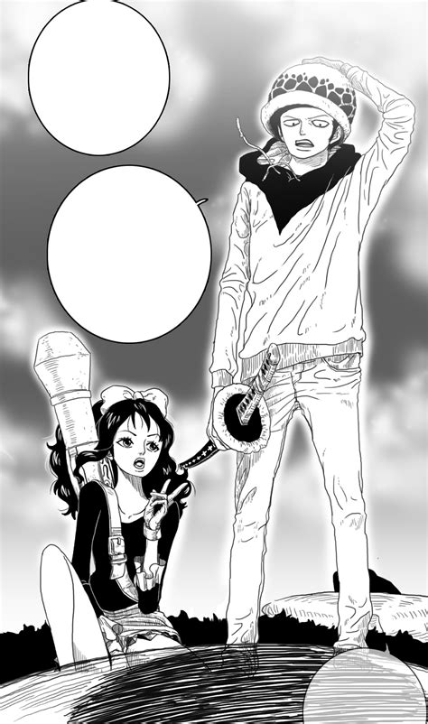 trafalgar law and baby 5 (one piece) drawn by mc_dumb | Danbooru
