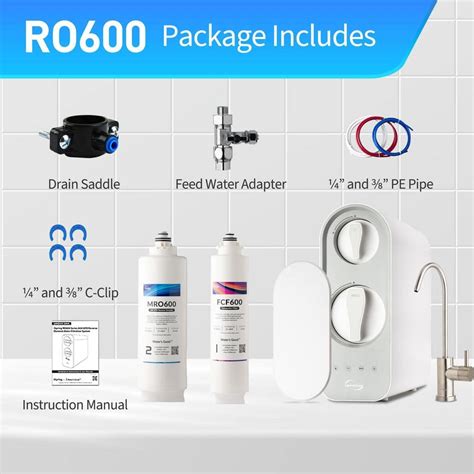 Buy Tankless RO Reverse Osmosis Water Filtration System, 600 GPD Fast ...