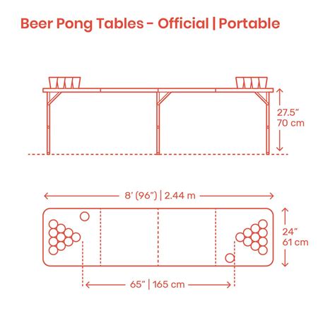 Beer Pong Table Dimensions