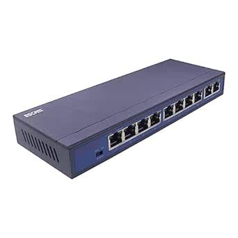 CLUB BOLLYWOOD 10-Port Ethernet POE Switch with 8 Ports POE + 2 Uplink ...