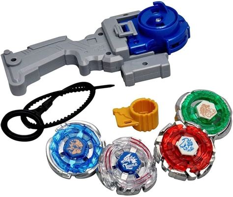 Buy Toyart Beyblades, 4 in 1 Combo Set, Metal Fighters Fury with Metal ...