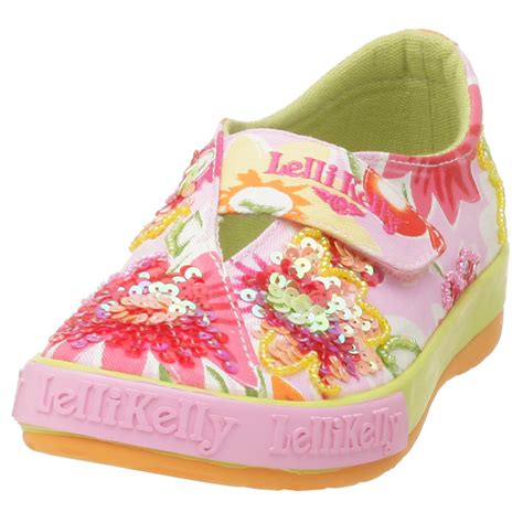 Lelli Kelly Toddler/Little Kid Dahlia Hook-And-Loop Sneaker,Fantasy ...