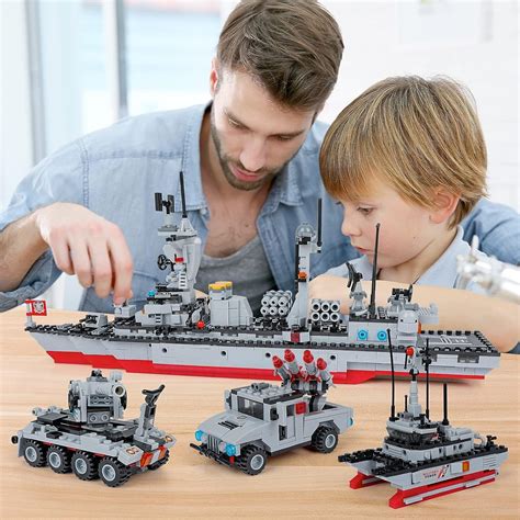 EP EXERCISE N PLAY EXERCISE N PLAY 1296-Piece Aircraft Carrier Building ...