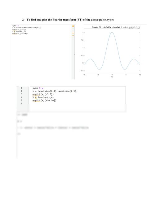 How to Implement Dtft in MATLAB 的图像结果