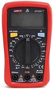 UNI-T UT33D Digital Palm Size Multi-meter with Manual Range 1999 Counts ...