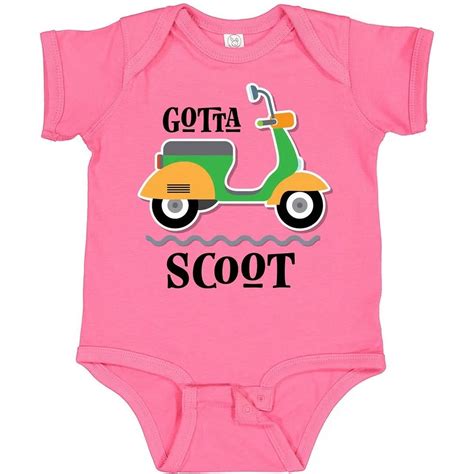 Baby Bodysuit BELLA CANVAS Scooter Bike Gotta Scoot Baby Bodysuit Ninam ...