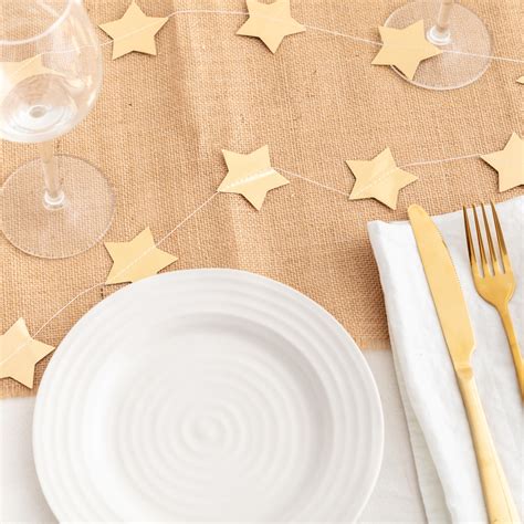 Gold Star Party Garland - Postbox Party