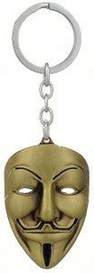 RVM Toys V for Vendetta Inspired Anonymous Hacker Face Mask Metal ...