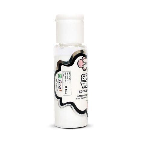 Confect Snow White Gel Color 20 Gms – Confect - The Sugar Paste Company
