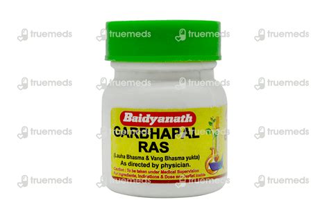 Baidyanath Garbhapal Ras Tablet 80 - Uses, Side Effects, Dosage, Price ...