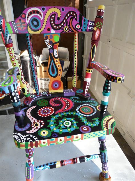 Funky Wooden Chair Painting Ideas