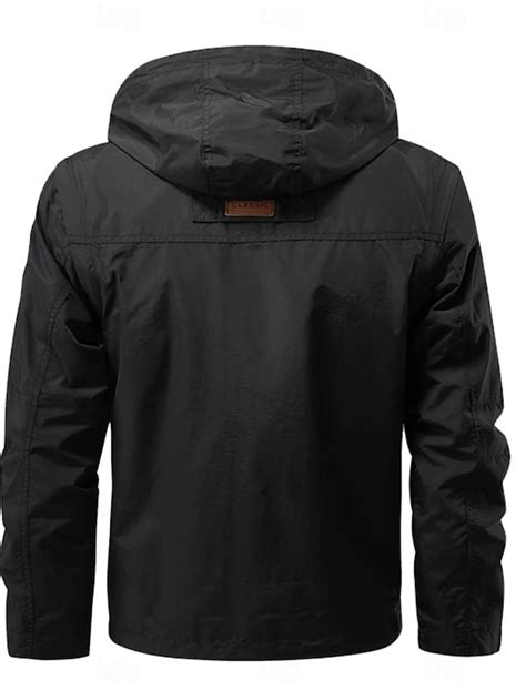 Men's Hiking Jacket Tactical Jacket Windcheater Jacket Sports Outdoor ...