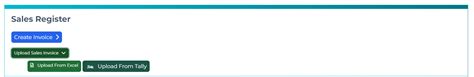 Steps to Sales Invoice Bulk Upload