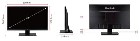 ViewSonic VA2205-MH 22" 1080p Home and Office Monitor - ViewSonic भारत ...