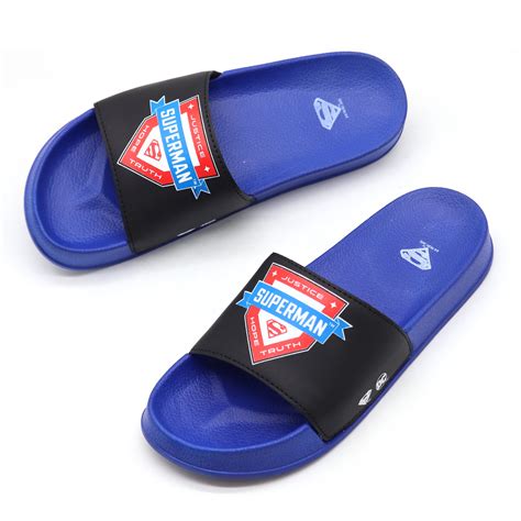 SVAAR x Superman Men's Slides – Soft Cushion, Anti-Slip, Lightweight ...