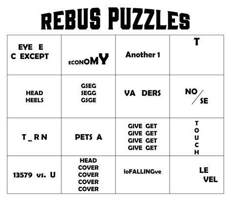 Christmas Rebus Puzzles With Answers Printable - Printable Sight Words List