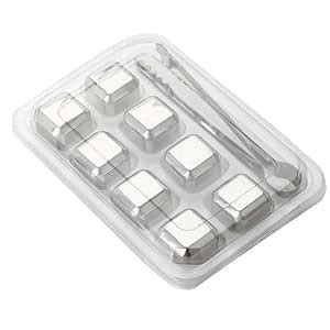 Buy IFSOU Whiskey Stones sable Stainless Steel Ice Cubes Cooling Whisky ...
