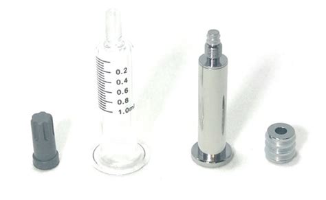 Distill8 1ml Glass Luer Lock Slip Syringe Kit w Metal Plunger India | Ubuy