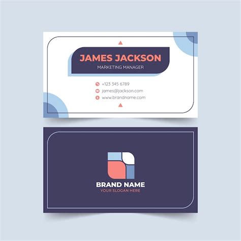 Minimalist Business Card Template 的图像结果