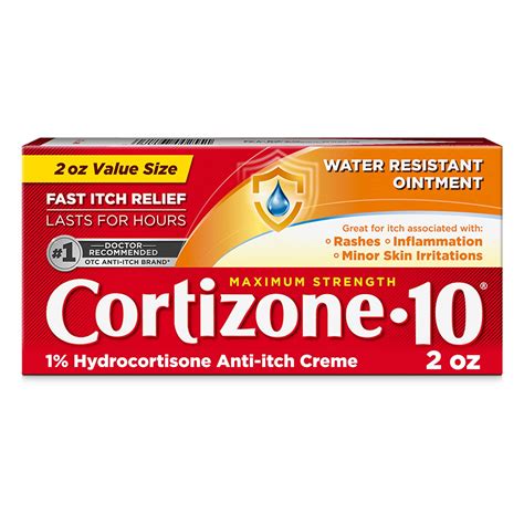 Cortizone 10 Maximum Strength Anti Itch Ointment For Poison Ivy ...