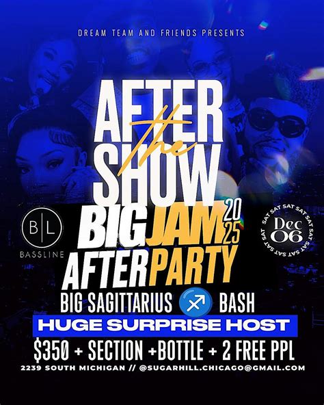 Big Jam After Party Ladies Only Free until 10:30pm, BASSLINE || 2239 ...