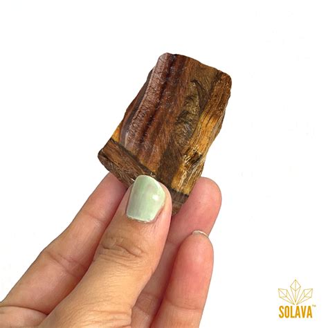 Natural Tiger Eye Crystal Stone Original Certified - Raw - 2 Piece ...