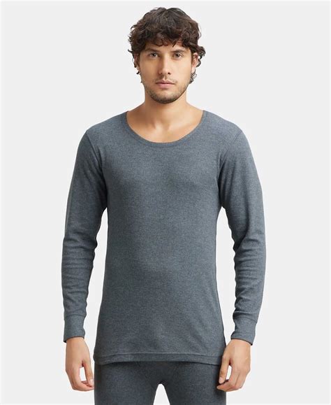 Buy Super Combed Cotton Rich Full Sleeve Thermal Undershirt with ...