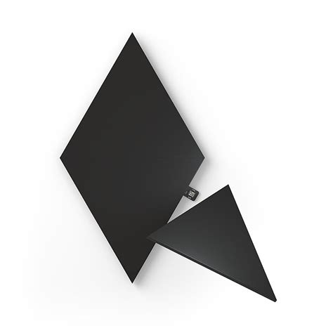 Nanoleaf Shapes Ultra Black Edition Triangles Expansion Pack (3 Panels ...