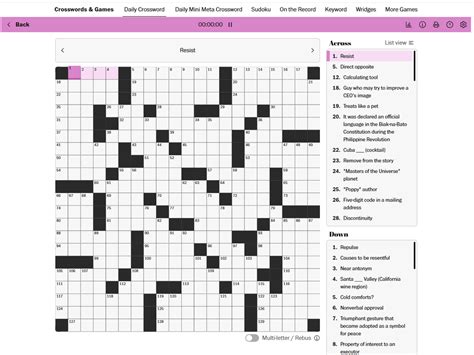 Evan Birnholz Sunday Crossword Puzzle - Free Printable Crosswords