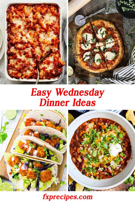 65 Easy Wednesday Dinner Ideas - FXP Recipes