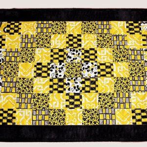 Image result for Table Runner Patterns Yellow and Black