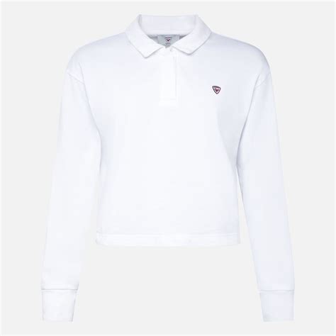 Rossignol Women's cropped polo shirt | T-Shirt & Tops Women | White ...