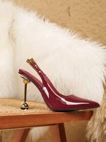 Women's Spring/Summer New Pointed Toe Stiletto Heel Slingback Sandals ...