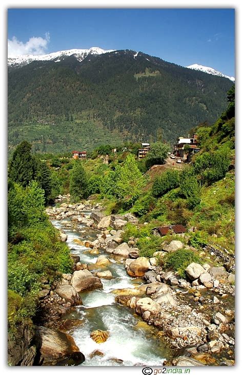 go2india.in : Landscape of Manali on the way to Solang valley