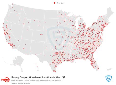 List of all Rotary Corporation dealer locations in the USA - ScrapeHero ...