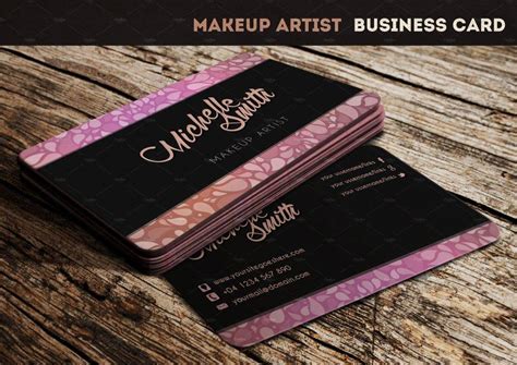 Makeup Artist Business Cards 的图像结果