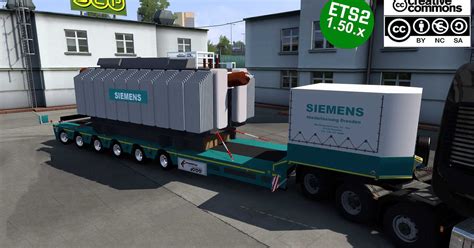 Негабаритный груз 95TN Siemens Transformator для ETS2 — Teletype
