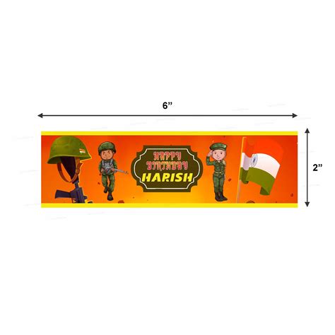 Military Theme Water Bottle Stickers | Personalized party online ...