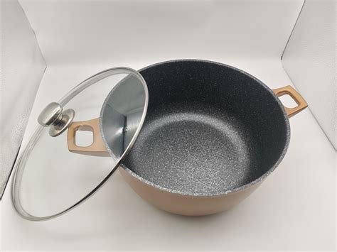 Aluminum Cookware with Black Forged Aluminum Cookware Pot - Aluminum ...