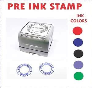 Trodat -Pri Inked Rubber Stamp (Round 30X30mm) : Amazon.in: Office Products