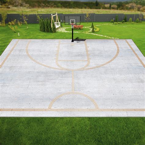 Basketball Half Court Basketball Court Dimensions Guidelines For