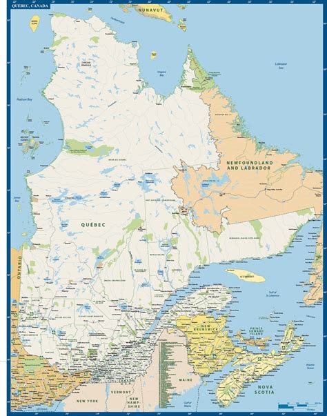 Image result for Northern Quebec Map