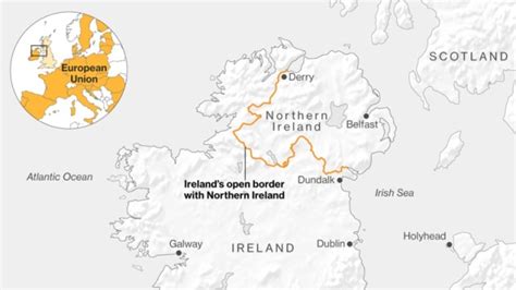 Britain seeks to leave EU with no hard border divide