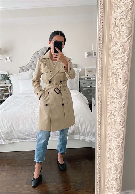 J.Crew Fall: Petite Icon Trench Coat + Straight Jeans