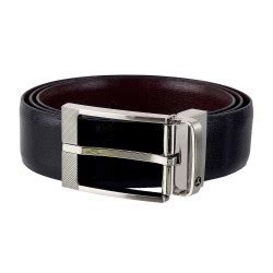 Buy Mochi Men Black-Brown Mens Belts Pin Buckle Online | SKU: 73-25-42 ...