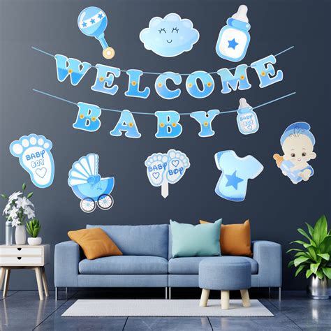 Party Decorz-Never Miss A Chance to Celebrate Welcome Baby Boy Paper ...