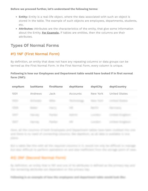 1NF 2NF 3NF Examples 的图像结果